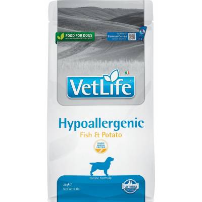 Vet Life Dog Hypoallergenic Fish & Potato 2 kg