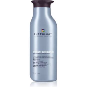 Pureology Strength Cure Blonde лилав шампоан за руса коса за жени 266ml