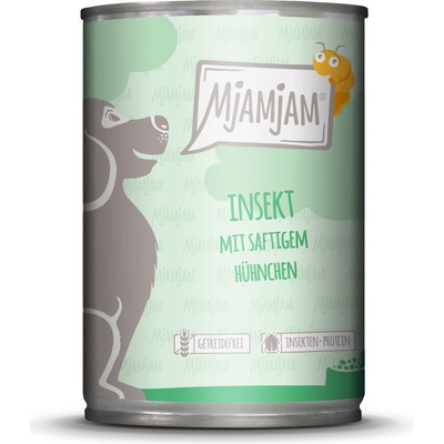 MjAMjAM Adult hmyz se šťavnatým kuřetem 6 x 400 g