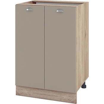 ИРИМ Долен кухненски шкаф Сити АРФ-Капучино мат-11-22 60 см