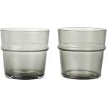 Ferm Living Boya Low чаши, 300 ml, опушено стъкло, 2 бр (1104272028)