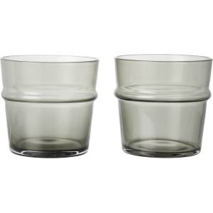 Ferm Living Boya Low чаши, 300 ml, опушено стъкло, 2 бр (1104272028)