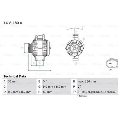 Alternátor BOSCH 0 986 084 590
