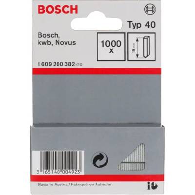 Hřeby (jehly) typ 40 Bosch 1609200382 - 19mm