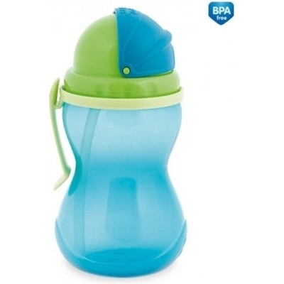 Canpol babies Športová fľaša sa slamkou 370 ml