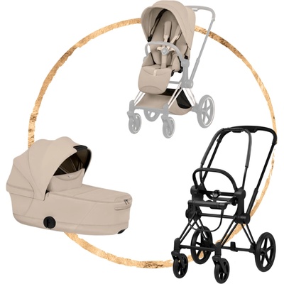 Cybex Kombinovaný Priam Style Matt Black Cozy Beige 2026