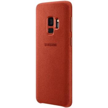 Samsung Оригинален Кожен Калъф за SAMSUNG S9 Alcantara Cover Case Ef-Xg960ar, Червен (Ef-Xg960aregww)