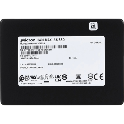 Micron 5400 MAX 3,84TB, MTFDDAK3T8TGB-1BC1ZABYYR