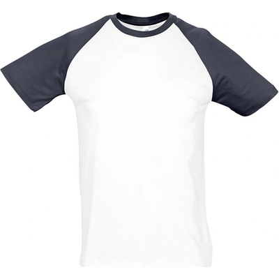 Soľs Funky pánske tričko white navy