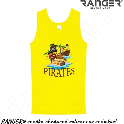 Ranger tielko motív Pirates žltá