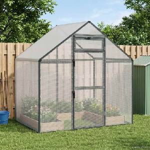 vidaXL Клетка за птици Антрацит 181, 5 x 112 x 173, 5 см (42036856)