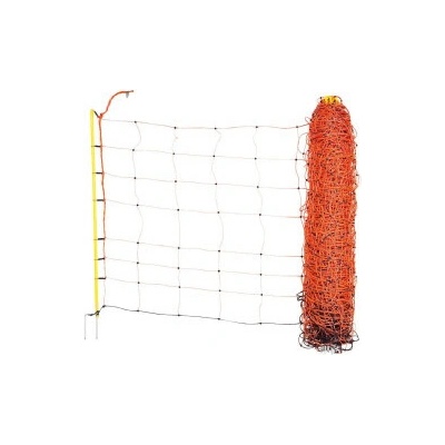 Sieť pre ovce, 50 m, oranžová, výška 108 cm, dvojitý hrot