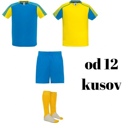 Roly Futbalová sada Juve pre celé mužstvo žltá kráľovská modrá 12 hráčskych setov
