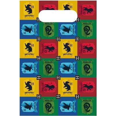 Party tašky Harry Potter - Rokfortské koľaje 8 ks