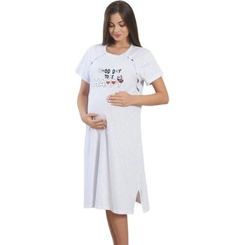 Нощница за родилки и кърмачки с точки