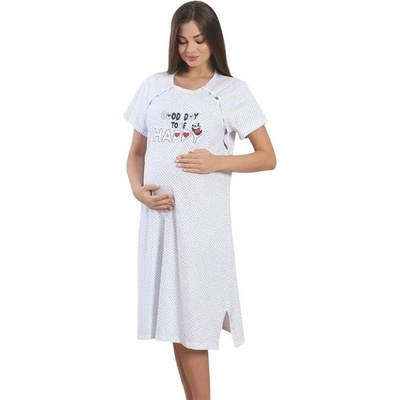 Нощница за родилки и кърмачки с точки