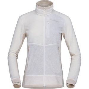Norrøna Дамско поларено яке Norrøna Women's Falketind Warm1 Active Jacket Fleece jacket - Snow White / Oatmeal (105-7308-0214)