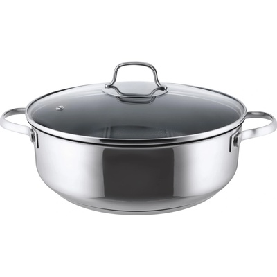 SILVERCREST Servírovací pánev z nerezové oceli, 28 cm (bez keramické vrstvy)