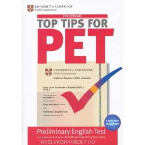 The Official Top Tips for PET Paperback with CD-ROM (ISBN: 9781906438500)