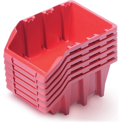Prosperplast set 6ks BINEER LONG SET 249 x 158 x 213 cmčervený