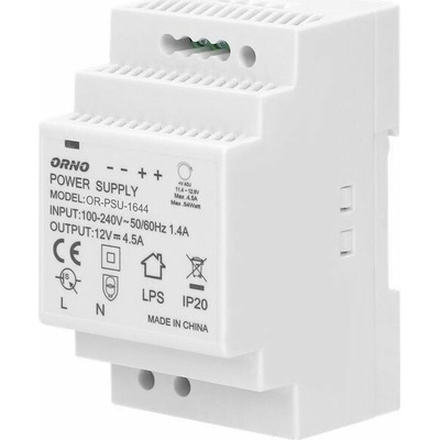 Orno Napájecí zdroj na DIN lištu 12VDC 4,5A 54W OR-PSU-1644