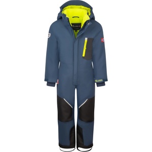 Trollkids Детска грейка Trollkids Kid's Isfjord Snowsuit XT Overall - Mystic Blue / Black / Glow Green - размер 134 (EU) (702-4384-0519)