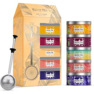 Kusmi Tea Подаръчен комплект чай HERBAL TEAS, 5 x 20 g кутия + инфузер, Kusmi Tea (KUSMI21334A1151)