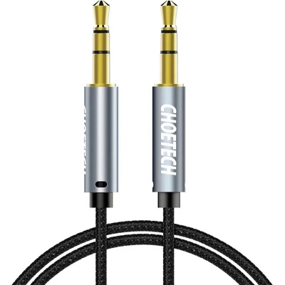 Choetech AUX002 кабел мини жак 3, 5 мм (мъжки) / мини жак 3, 5 мм (мъжки) 1, 2 м - черен (AUX002)