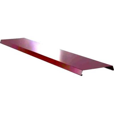 Atikový plech pozinkovaný FeZn lakovaný RAL 3009 červená oxid dl.2m r.š.333mm