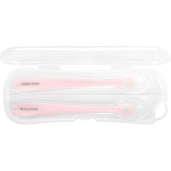 Kikka Boo Лъжици силиконови в кутия 2бр Pink (kikka-31302040063)