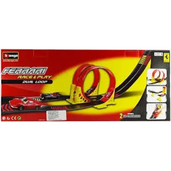 Bburago Ferrari - Писта с 2 лупинга и 2 броя коли 093026
