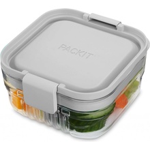 Packit Mod Snack Bento Box Steel Grey