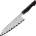 HARAHU Дамаски кухненски нож TA-35184 - Chef / Черен KP35184