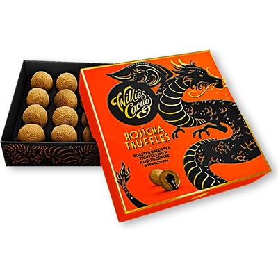 Willie's Cacao 38% bílé Truffles Hojicha 110 g