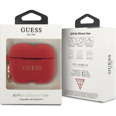 Guess Silikonové puzdro pre Airpods Pro GUACAPSILGLRE