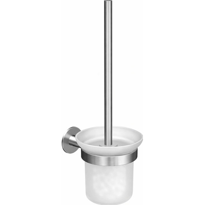 Rav Slezák Rio Inox WC štětka držák misky černý Nikl kartáčovaná RIA0500IN