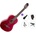 Valencia VC204 Premium SET 4/4 Transparent Wine Red Класическа китара