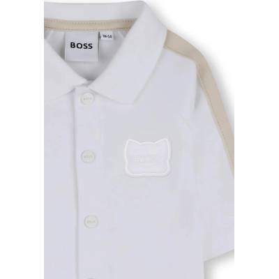 BOSS бебешки гащеризон за бебе от памук (j53041)
