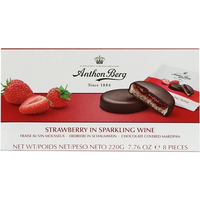 Anthon berg jahody v šampanskom 220 g