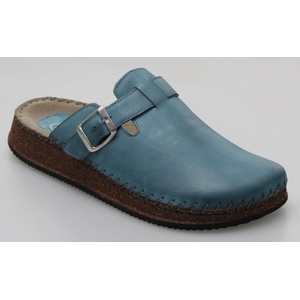 Santé SantÉ cb/23010 / Дамски чехли с пълен пръст - тюркоазени 41 (cb/23010/tyrkys/41)