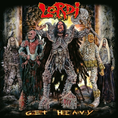 Lordi Get Heavy Coloured Black & White Marbled Vinyl LP