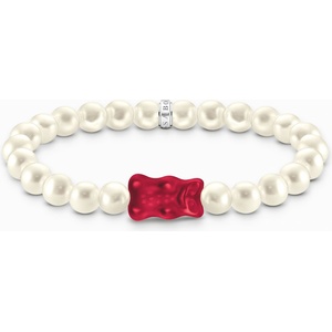 Thomas Sabo A2154-017-10-L15 Goldbears Pearl Bracelet red 15 cm, Жени