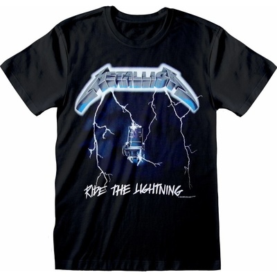 Metallica tričko Unisex Ride The Lightning Tracks Unisex Black
