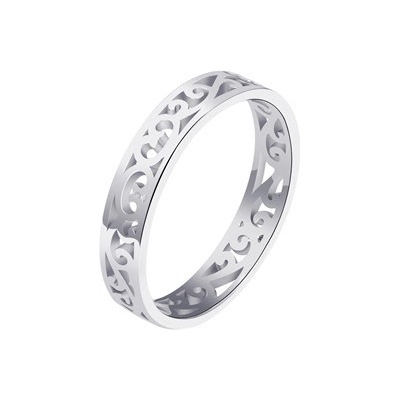 Nubis Stříbrný prsten s ornamenty NB 5545