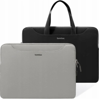 tomtoc Light-A21 Dual-color Slim Pouzdro s poutkem pro 13.5" šedá TOM-A21D3D1
