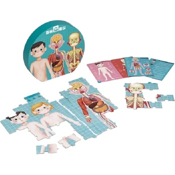 Image 1 of Eurekakids Образователен пъзел Eurekakids - Човешкото тяло, 100 части (EU69181500)