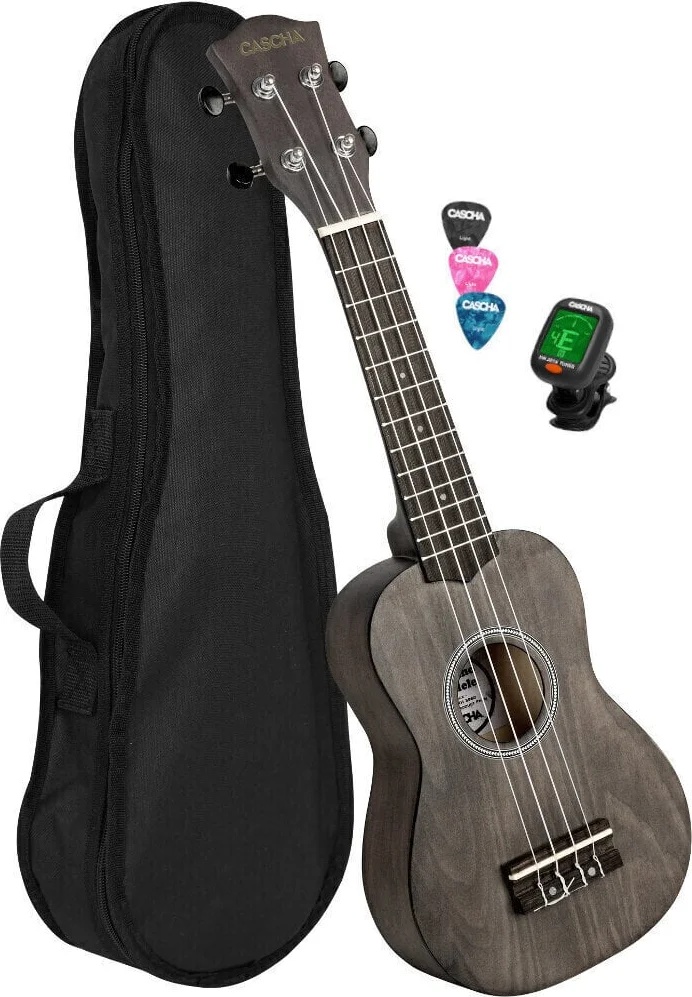 Cascha HH 3969 EN Black Сопрано укулеле (HH3969EN)