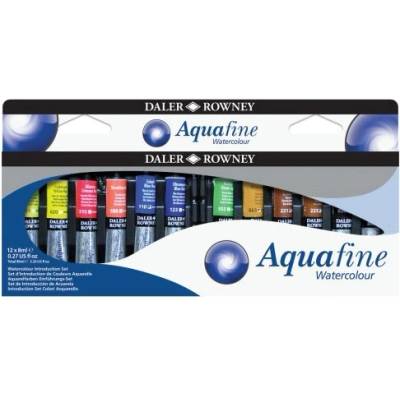 D&R Aquafine sada akvarelových farieb 12x8 ml
