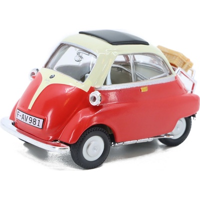 Cararama BMW Isetta 250 1960 červená 1:43