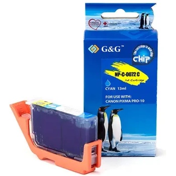 Image 1 of Compatible ГЛАВА ЗА CANON PIXMA PRO-10 (PRO10) - Cyan - ink cartridge - PGI-72C (PGI72C) - 6404B001 - PN NP-C-0072C/C(PG) - G&G (200CANPGI 72C)
